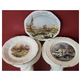 3 collectors plates