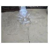 Beautiful glass cake plate