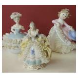 Porcelain doll Figurines quite a bit of cracks