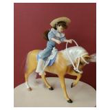 Little Debbie doll and horse