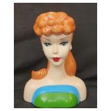 Unique barbie brand head vase