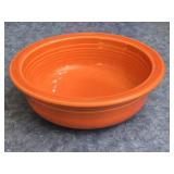 Coral Orange Fiesta Ware Pottery Bowl