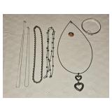 14k Yellow Gold Chains & Sterling Silver Jewelry