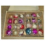 Estate lot of antique Christmas ornaments