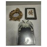 Lot of 3 decorative mirror picture frames