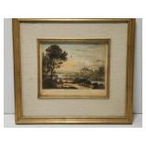 Duke of Devonshire print by Claude Lorrain