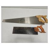Lot of 2 hand saws