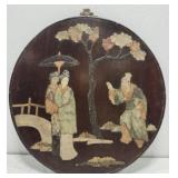Antique Chinese wall plaque made of wood
