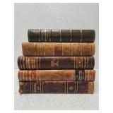 5 misc vintage style books
