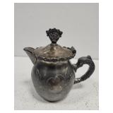 Vintage syrup silver plated