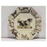 Small Signed John Derian Company Dog Plate