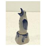 1994 Rowe Pottery Works Bird & Stand