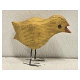 Decorative Wooden Yellow Bird
