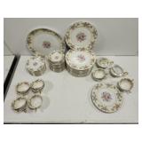 Set of 55 pcs Thomas Bavaria china set floral