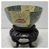 Chinese theme miniature planter with Stand