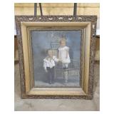 Beautiful antique framed portrait