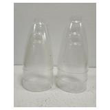 Set of 6 glass light covers