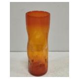 Orange vase glass