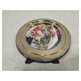Circle wood picture frame