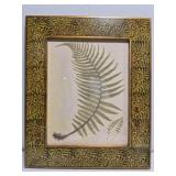Framed leaf print