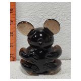 Blown glass bear paper weight