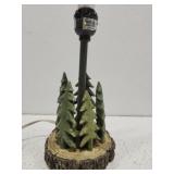 Pine tree lamp