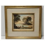 Duke of Devonshire print by Claude Lorrain