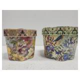 Set if 2 decorative keep sake boxes