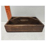 Vintage wood tool box