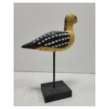 Shore wooden Bird decor missing beak