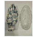 Lot of 2 serving dishes