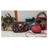 Lot of used purses