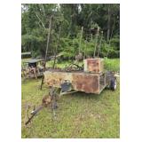 Utility Trailer set up for Drilling Small Well