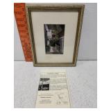 Framed signed Natasha Lawrence print
