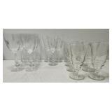 Assorted size lot of beautiful Stemmed Glasses **