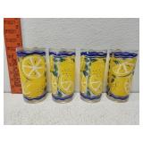 4 plastic lemon cups