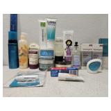 Lot of assorted face products & more some open