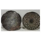 2 silver Plated trivets