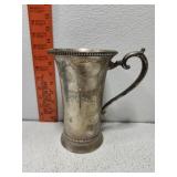 Silver Plated Dragonfly Pitcher