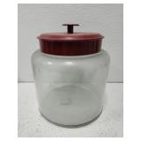 Anchor glass cookie jar piece to lid needs glue
