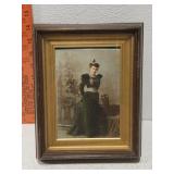 Framed Victorian style print