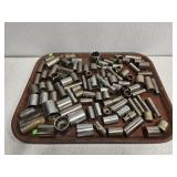 Tray of mixed sized sockets