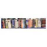 Shelf Lot of VHS Tapes