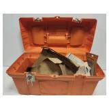 Orange tool box