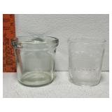 2 multi purpose glass dishes