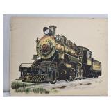 Beautiful train print