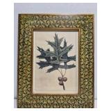 Framed leaf print