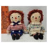 Vintage Nickerbocker Raggedy Ann and Andy