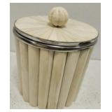 Bone inlay ice bucket