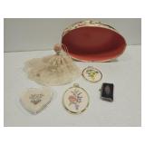 Decorative box w misc house decor